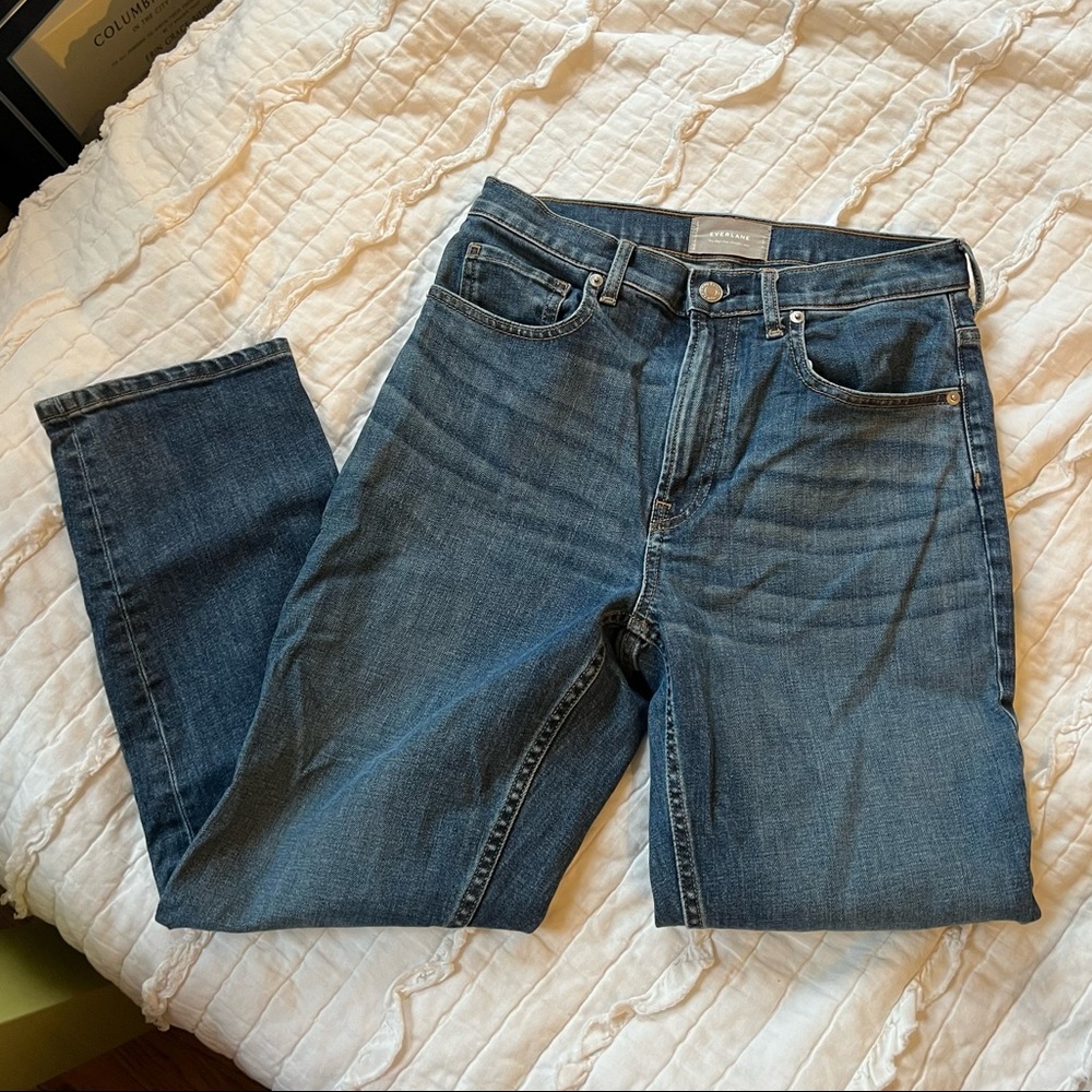 Everlane The High Rise Straight Jean - Ankle